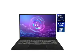 MSI Summit Pro 16 16" Touchscreen Laptop Intel Ultra 7 255H GeForce - RTX 4050 - 32GB RAM - 1TB SSD - Windows 11 Home (A2HVETG-074US)