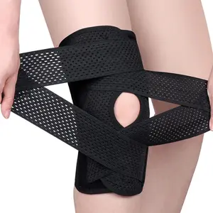 Adjustable Sports Patellar Knee Brace with Side Stabilizer, Professional Compression Support for Men & Women, Patella Pad, Arthritis Pain Relief
