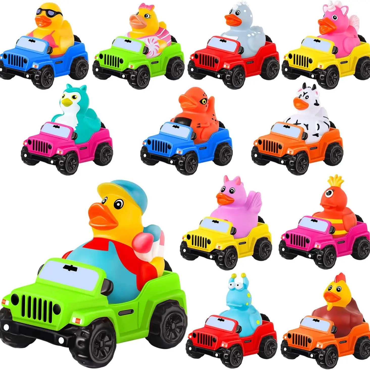 12Pcs Jeep Ducks