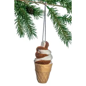 Ice Cream Felt Ornament