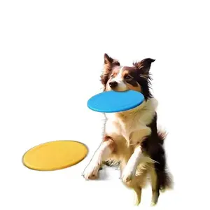 Soft frisbee for dogs, frisbee dog toy, pet supplies for Border Collies, bite-resistant training disc, golden retriever dog supplies