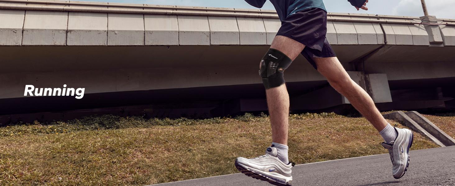 MERACH Patellar Knee Brace for Knee Pain Adjustable Patellar Tendon Stabilization Strap forJumper Knee Basketball Running Hiking Squats