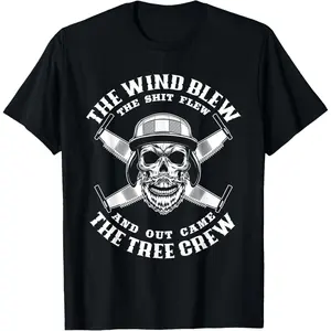Funny Lumberjack Tree Climber Arborist T-Shirt,Made in USA