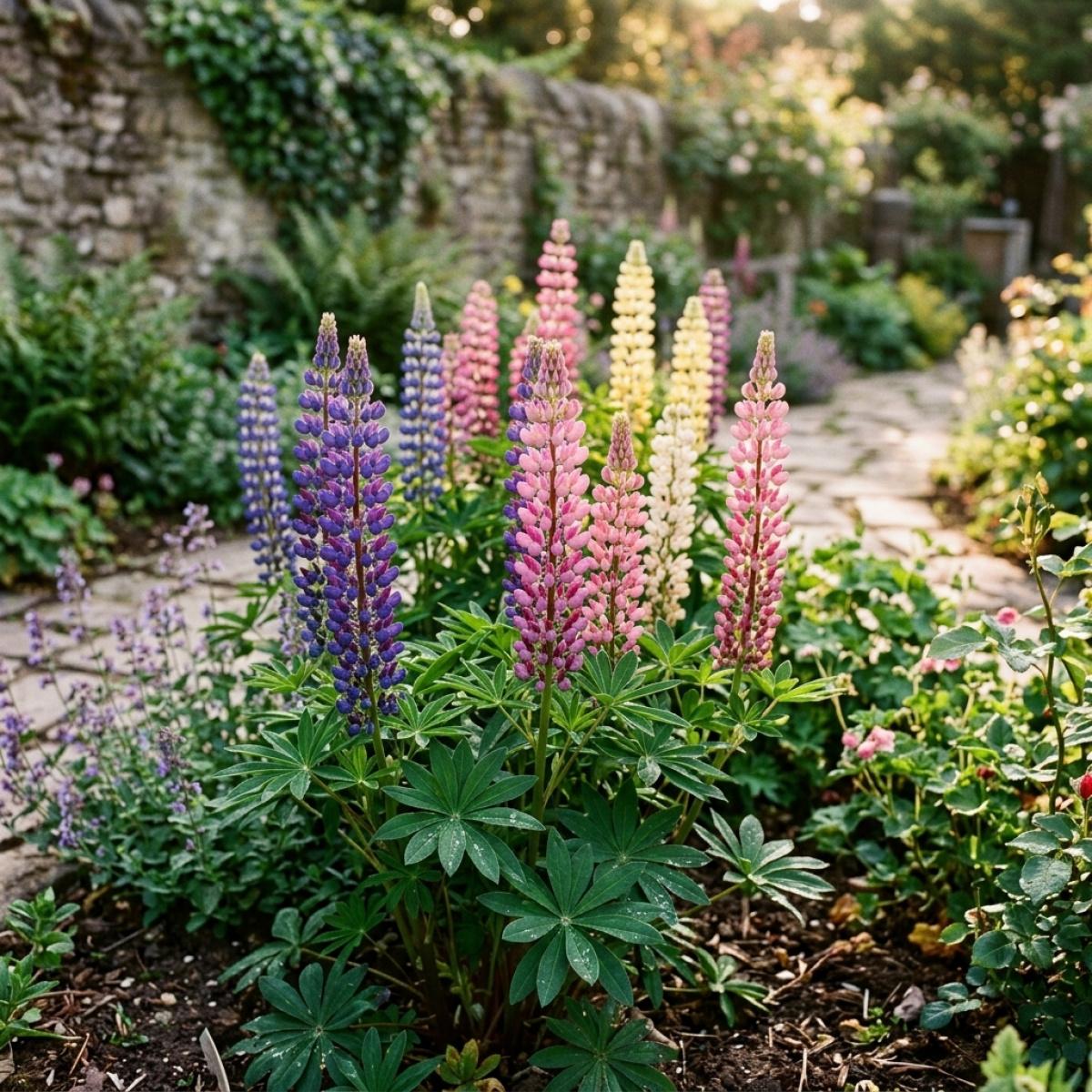 Rare Lupin Flower Seeds, Lupine Seeds for Planting, Hardy Perennial Flower Seeds for Outdoor Indoor Gardening, Attract Pollinators Beautiful Blooms Year After Year