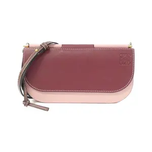 Pre-owned Loewe Calfskin Small Leather Goods Gate Pochette Calf Shoulder Wallet