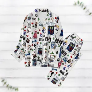 Christmas Pajamas Set, Xmas Holiday Pajamas, Christmas Vacation Pjs, Movie Xmas Pajamas, Dr Who Pajamas Family