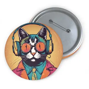 Psychedelic CAT Buttons