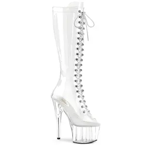 7 Inch Heel ADORE-2021C Clear