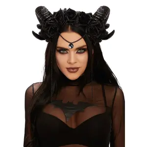 Mythical Rams Horn Head Piece