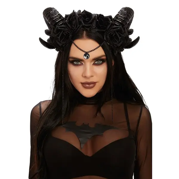 Mythical Rams Horn Head Piece