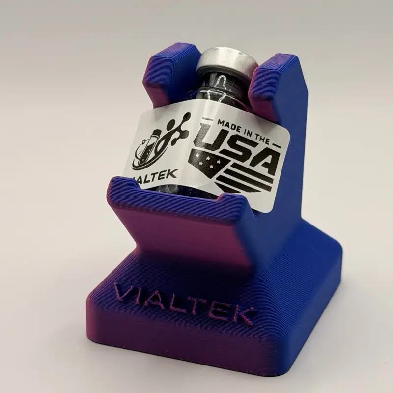 VIALTEK Pro V2 3mL 17mm Vial Labeling Station, for 40x20mm Labels, Reinforced Design, Made in USA (Black)
