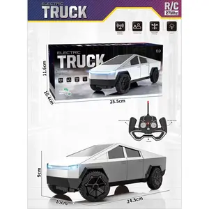 Cyber Pickup Remote Control Car Party Favors Gifts for Kids Clearance! 1/24 Cybertruck RC Truck Christmas Gifts rc car tesla fan boy adult road electric toys remoto