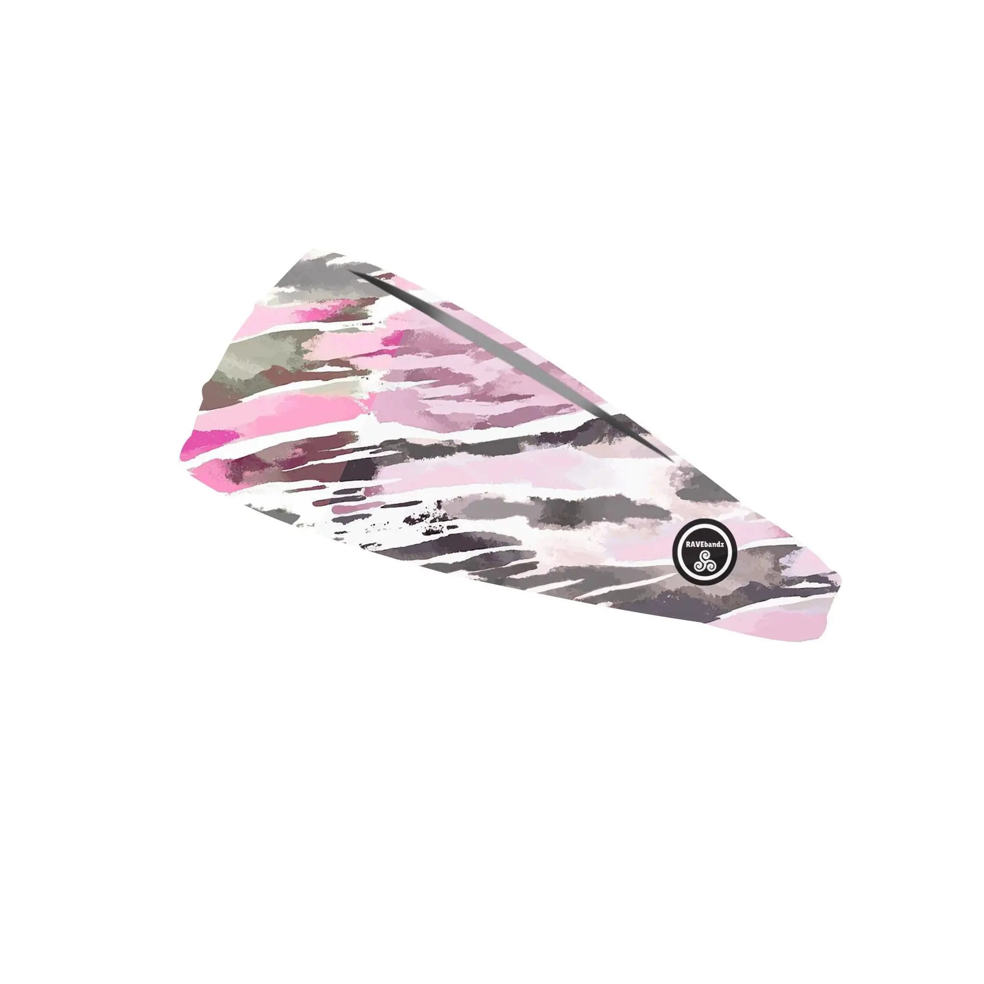 RAVEbandz The Pro - Wide Stretch Headband (Painters Sky)