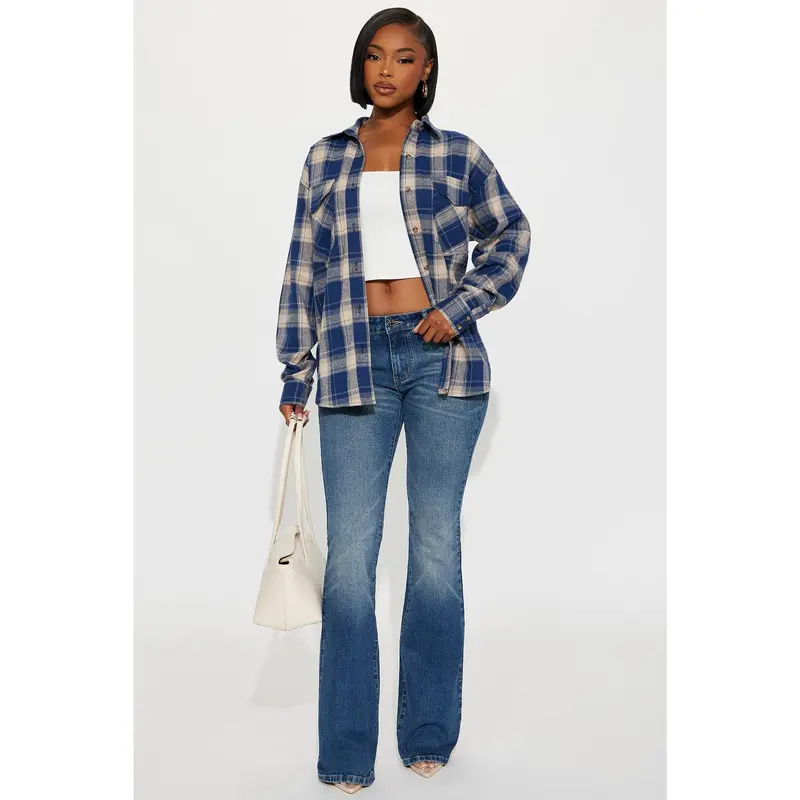 Forever Stretch Low Rise Flare Jeans - Dark Wash