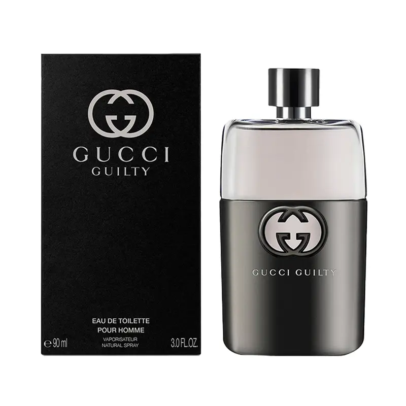 Gucci Guilty Pour Homme EDT for Men – Citrus & Woody Cologne - 3.0 oz / 90ml Fragrance Perfumes Bold Confident Scent