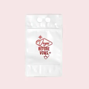 For Your Party Las Vegas  Bachelorette Adult Drink Pouches | Pack of 12, 16oz Drink Pouches | Vegas-Before-Vows | Vegas Theme Wedding, Bachelorette, Cowgirl Theme Party Decorations & Supplies