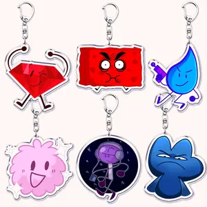 BFDI Character Keychain, Bag Accessory, Object Show, BFDI/TPOT