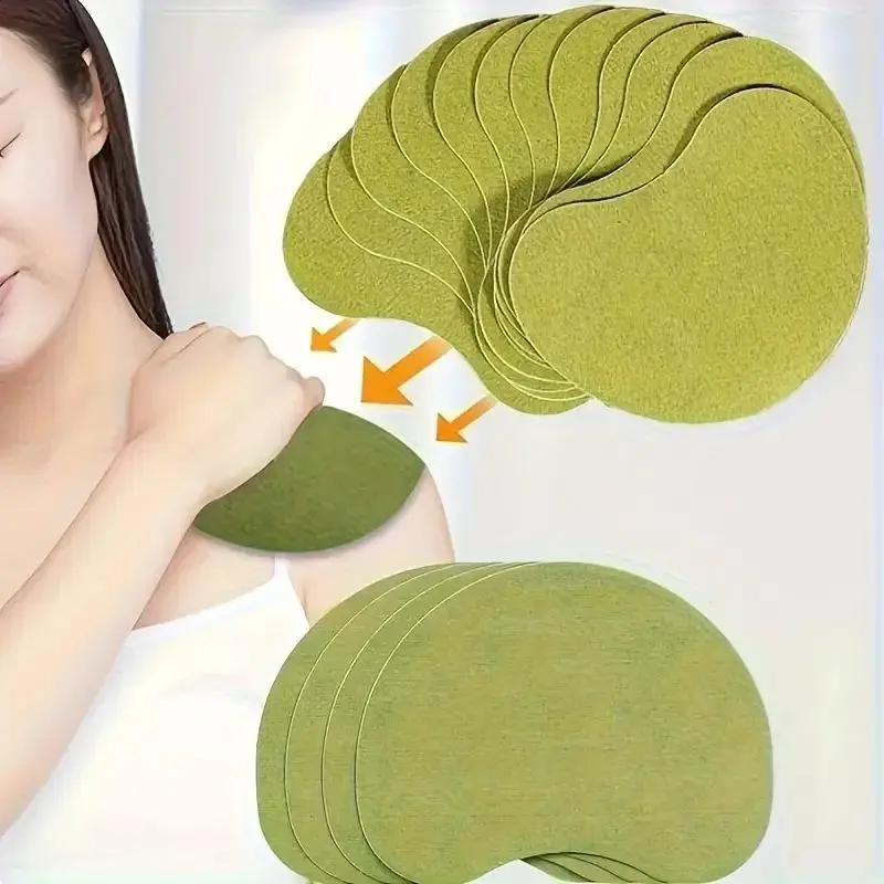 Auto-Heat Herbal Deep Relief Heat Patches - 48-Piece, 8-Hour Long Lasting, Non-Toxic, Cordless, Natural Warming Plant Extract Poultice, Gentle Traditional Formula for Neck & Shoulder Discomfort (Herbal Body Patch), Auto-Heat Heat Patches