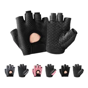 3 Pairs Breathable Adjustable Sports Gloves, Anti-Slip Sweat Absorbent Fitness Gloves, Suitable for Gym Weightlifting Rock Climbing Cycling, Gym Accessories