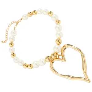 Exaggerated Heart Necklace Unique Neck Jewelry Perfect Gift for Woman Girls