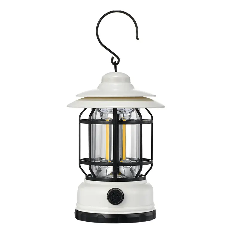 Outdoor Camping Lantern USB Rechargeable LED Light Long Lasting Battery Retro Tent Lamp for Night Market Party Atmosphere Lighting Portable Hiking Lanterns Outdoor Camping Lantern USB Rechargeable LED Light Long Lasting Battery Retro Tent Lamp for Night Market Party Atmosphere Lighting Portable Hiking Lanterns