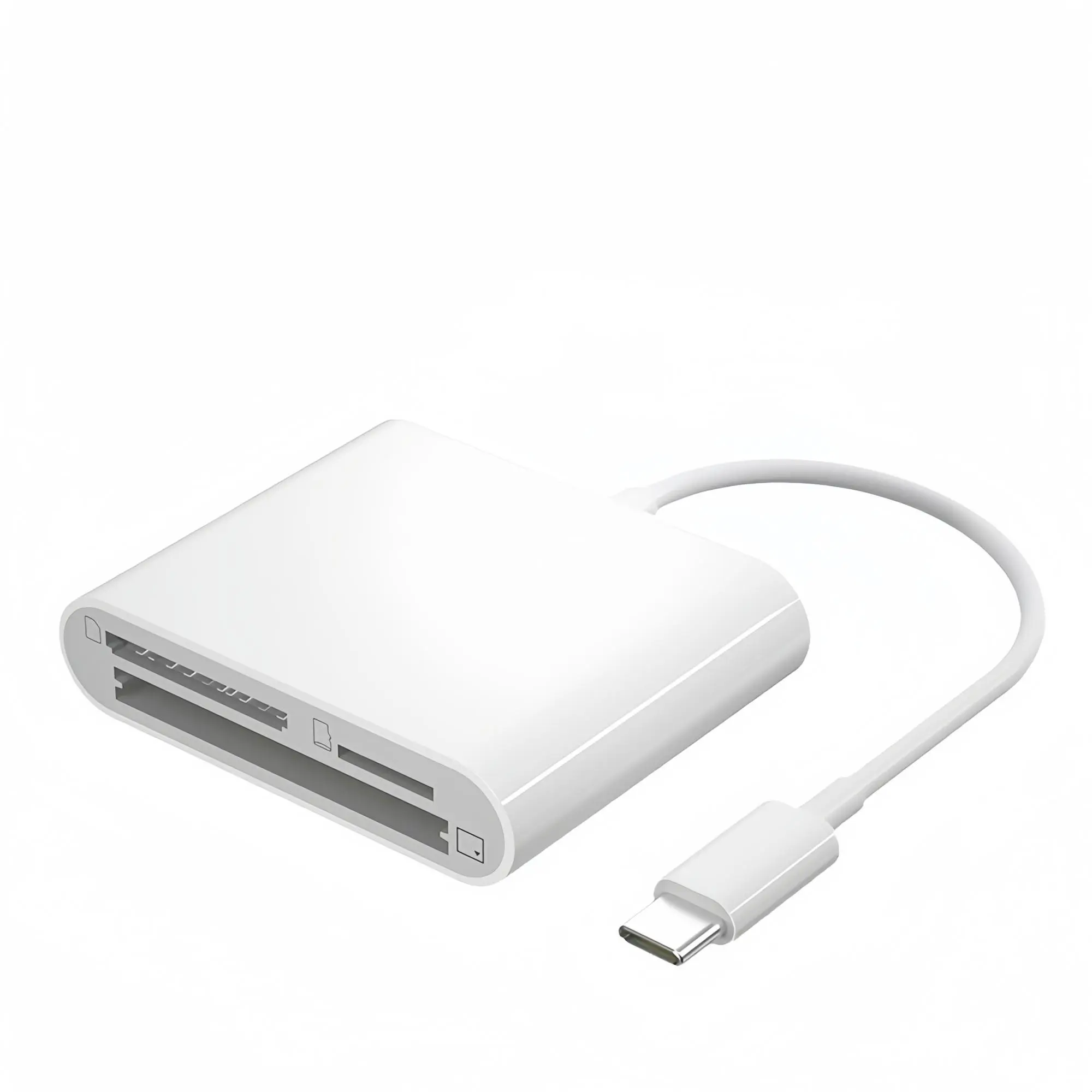 Multifunction Adapters, Type-C to SD TF CF Camera OTG Multifunctional Card Reader, USB Hubs & Card Readers, Multifunction Adapter Compatible with Apple, Android, Various Mobile Phones