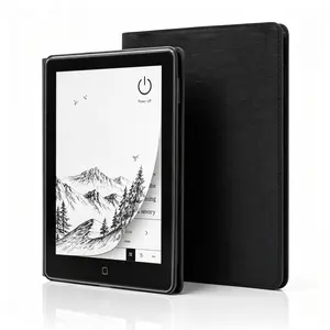 Veidoo 6" Eye-Care E-Ink E-Reader,212PPI HD Screen,Adjustable Light,32GB,Android WiFi,3050mAh Battery,Slim 7mm Lightweight,Auto Sleep/Wake Black PU Cover,Supports EPUB PDF MOBI E-books Portable E-reader