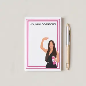 Lisa Barlow Baby Gorgeous Post-it® Note Pads | Bravo Fan Notepad | 4"x6" Notepad | RHSLC Real Housewives Gift | Gift for Her