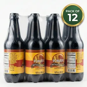 Robusto Malt Flavored Beverage 16 fl oz Pack of 12 Bottles Rich Taste and Refreshing Drink t shirt Top Womenswear Blouse