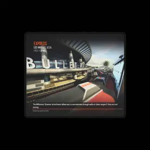 Call of Duty themed Desk Mat map "EXPRESS" - Custom Office Decor, Creative Workspace Accessory, Ideal Gift for Gamers, Stylish Desk Organizer