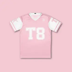 T8 Pink Football Jersey - Concert Outfit  Football Jersey Shirt, Fantasy Tee, Gift T Shirt 2025, Jersey Unisex T-shirt Gift, Unisex Fit, Shirt for Fans