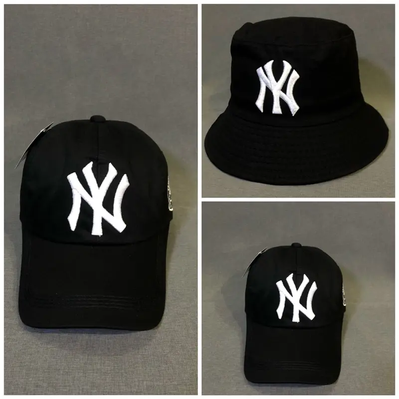 New Era MLB New York Yankees Hat Collection - Adjustable Baseball Cap & Bucket Hat