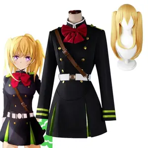 Mitsuba Sangu Cosplay Anime Seraph of the end Costume Sangu mitsuba Wig