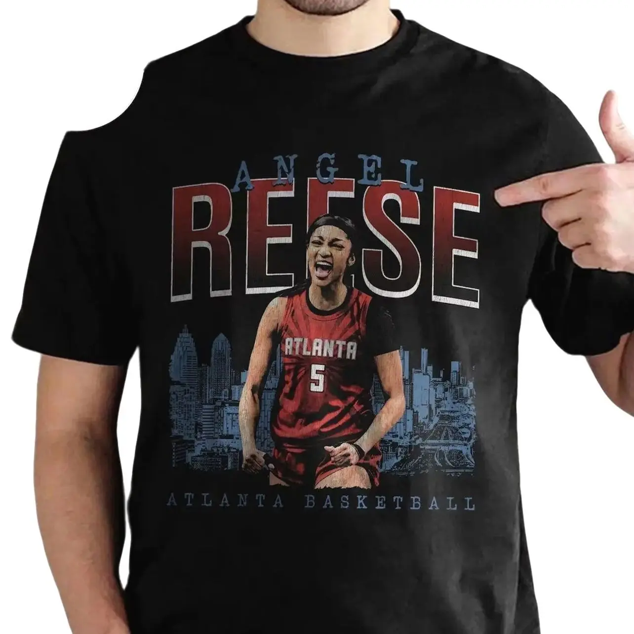 Angel Reese #5 Women Basketball Vintage Shirt Cotton