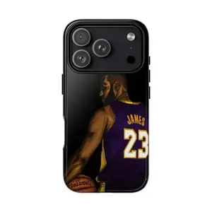 LeBron James Phone Case | Basketball Legend Protective Case Custom Fit for iPhone 17, 16, 15, 14, 13, 12, 11 Pro Max Plus, Perfect Gift for Fans. Basketball Legend Sport Aesthetic Pro Drop Shell