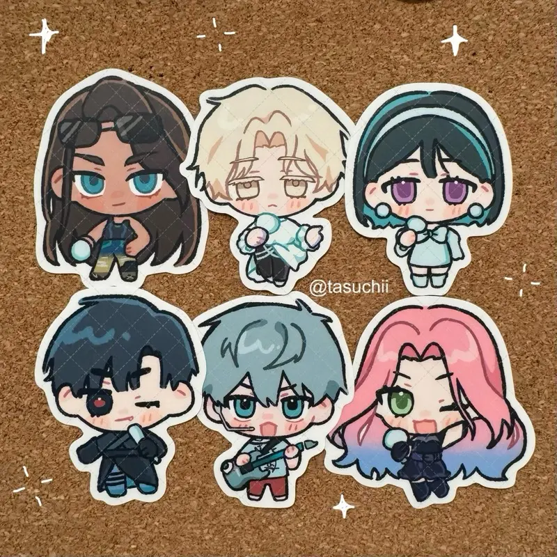 Alien Stage Vinyl Stickers