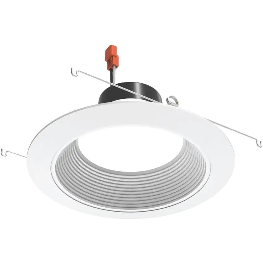 6 Inch LED Recessed Lighting, G4 Series Retrofit LED Downlight, Ceiling Light for Kitchen or Shower, 700 Lumens, 3000K Warm White, Wet Location Rated, Dimmable, Baffle Trim