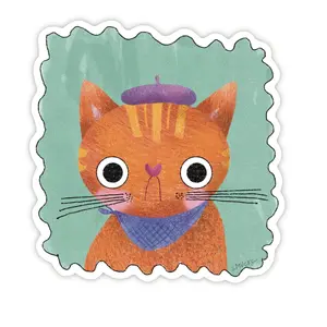 sad cat sticker