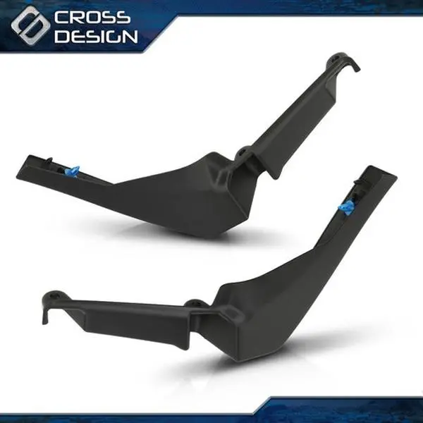 CROSSDESIGN Custom Fit Fender Flares Pair Set - Front Bumper Trim Vehicle Auto Parts, 2Pcs Left/Right Exterior Components for Range Rover Evoque 2012-2015 (Requires Installation, Car Accessories, Accessories for Car)
