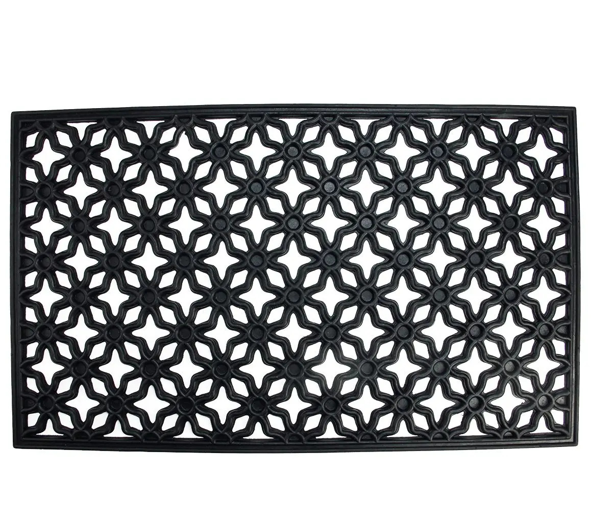 Northlight Elegant Quatrefoil Rectangular Doormat 17" x 29"
