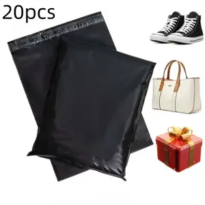 20pcs Thick Waterproof Self-Seal Mailer Bags 34x46cm, Durable Adhesive Packaging Bags, Reusable Material, Ideal for Clothing Packaging