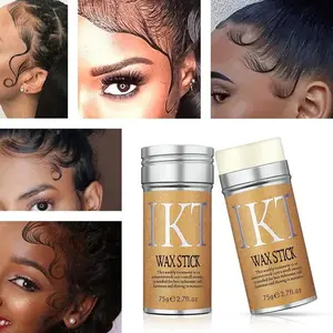 Hair Wax Stick with Brush & Combs Set, 4 Counts/set Long Lasting Hair Styling Wax Stick and Hair Brushes, Professional Hair Styling Product for Men & Women