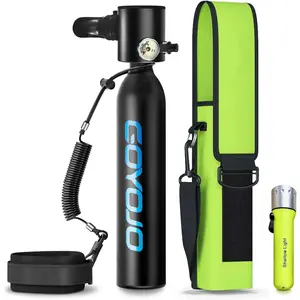 Breathe Easy Underwater! Mini 0.5L Scuba Tank – 3000 PSI Portable Diving Kit for 6–12 Mins of Adventure & Training