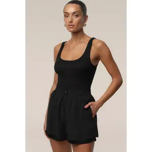 Black The Basis Knit Bodysuit