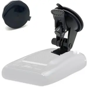 Enhanced Strong Windshield Suction Cup Mount for  MAX MAX2 2 or Version 1 Max360 Radar Detector w/Slide in Metal Plate Connection (Not Compatible with Other Models)