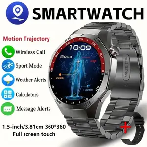 Popular sports and outdoor smart watch bracelet GT5pro with heart rate monitor, step counter, sleep tracking, and Bluetooth calling