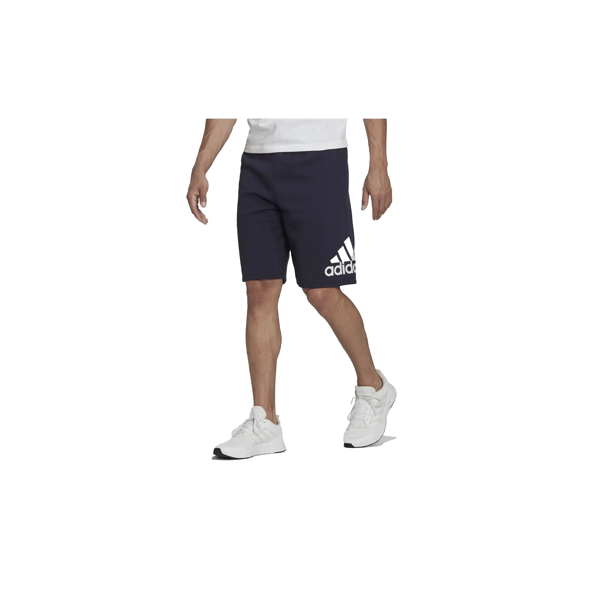 Essentials Fleece Big Logo Shorts "Legend Ink / White" H55329