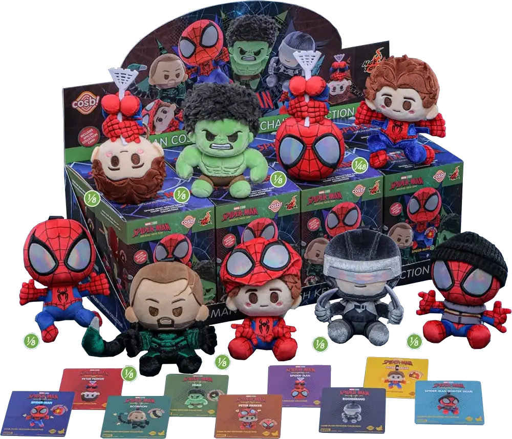 Spider-Man: Brand New Day (2026) - Cosbi Collection Plush Keychain Blind Box Hot Toys Figure