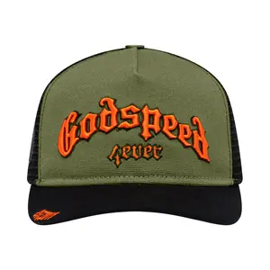 Godspeed Forever Trucker Hat Olive