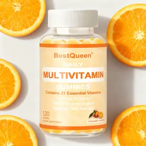 BestQueen Adult Multivitamin Gummies - BoostImmunity, Enhance Energy, Non-GMO, Daily Supplement, Made in USA,Vitamins A, C, K, E, D3, B1, B2, B6, B12, Calcium, Iodine, Niacin, Iron, Selenium, Folic Acid, Zinc, Manganese, Pantothenic Acid, Copper, Chromium